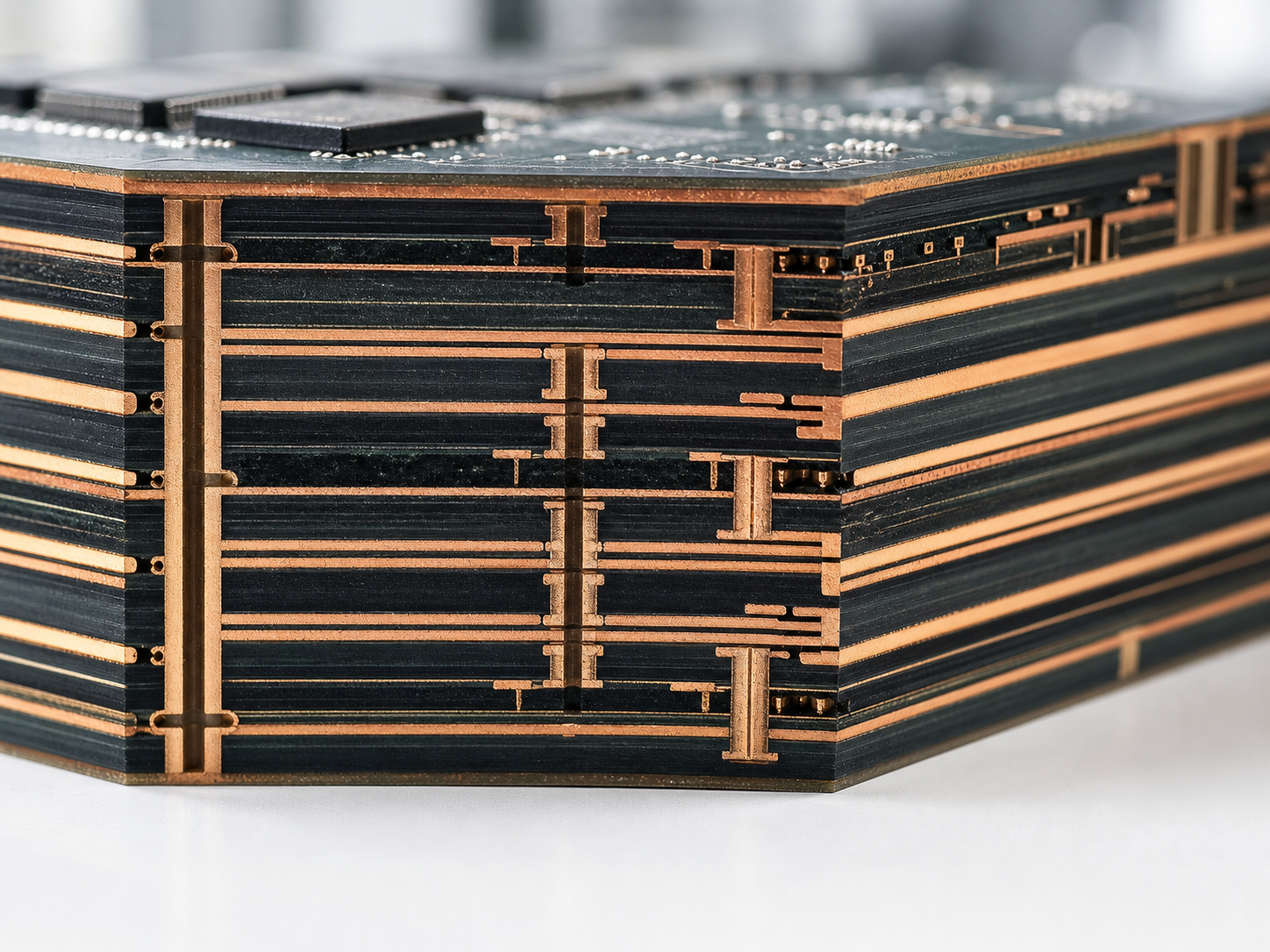 PCB stackup and impedance control for AI GPU boards